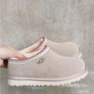 UGG Light Tan Suede Slip-Ons- brand new never worn. Just missing box